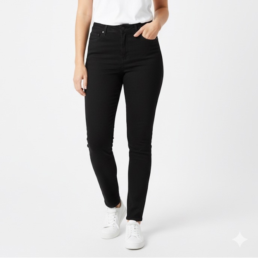 NWT Joes Jeans High Rise Skinny Jeans Black Rinse Stretch Sz 31